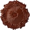 Ekena Millwork Plymouth Ceiling Medallion (Fits Canopies up to 1 5/8"), Hand-Painted Firebrick, 16 3/4"OD x 1 3/8"P CM16PLFIF - alternate 1
